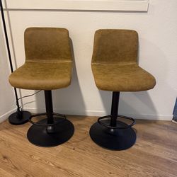Barstools- swivel & adjustable