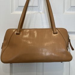 Monsac Tan Leather Purse