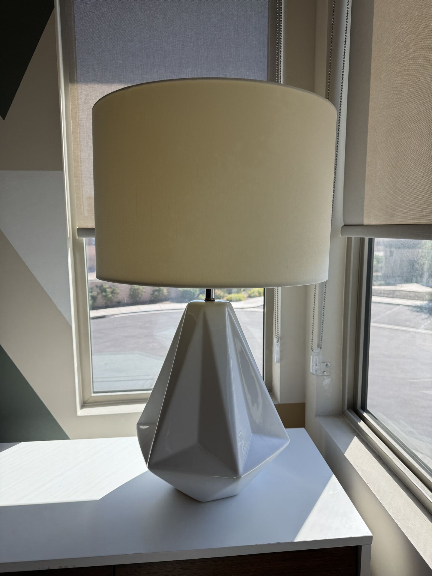Large Gorgeous White Lamp