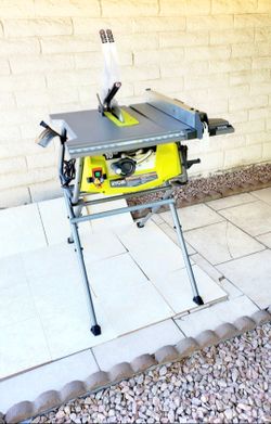 RYOBI corded 15 Amp 10in Table Saw with Stand