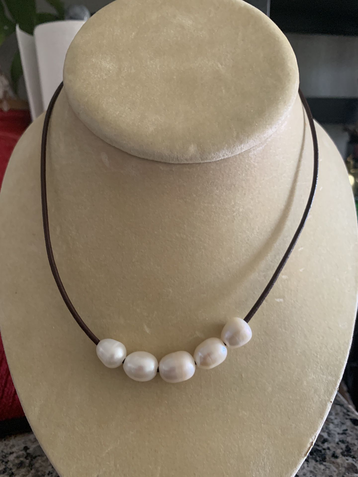 GENUINE PEARL NECKLACES-$25 each