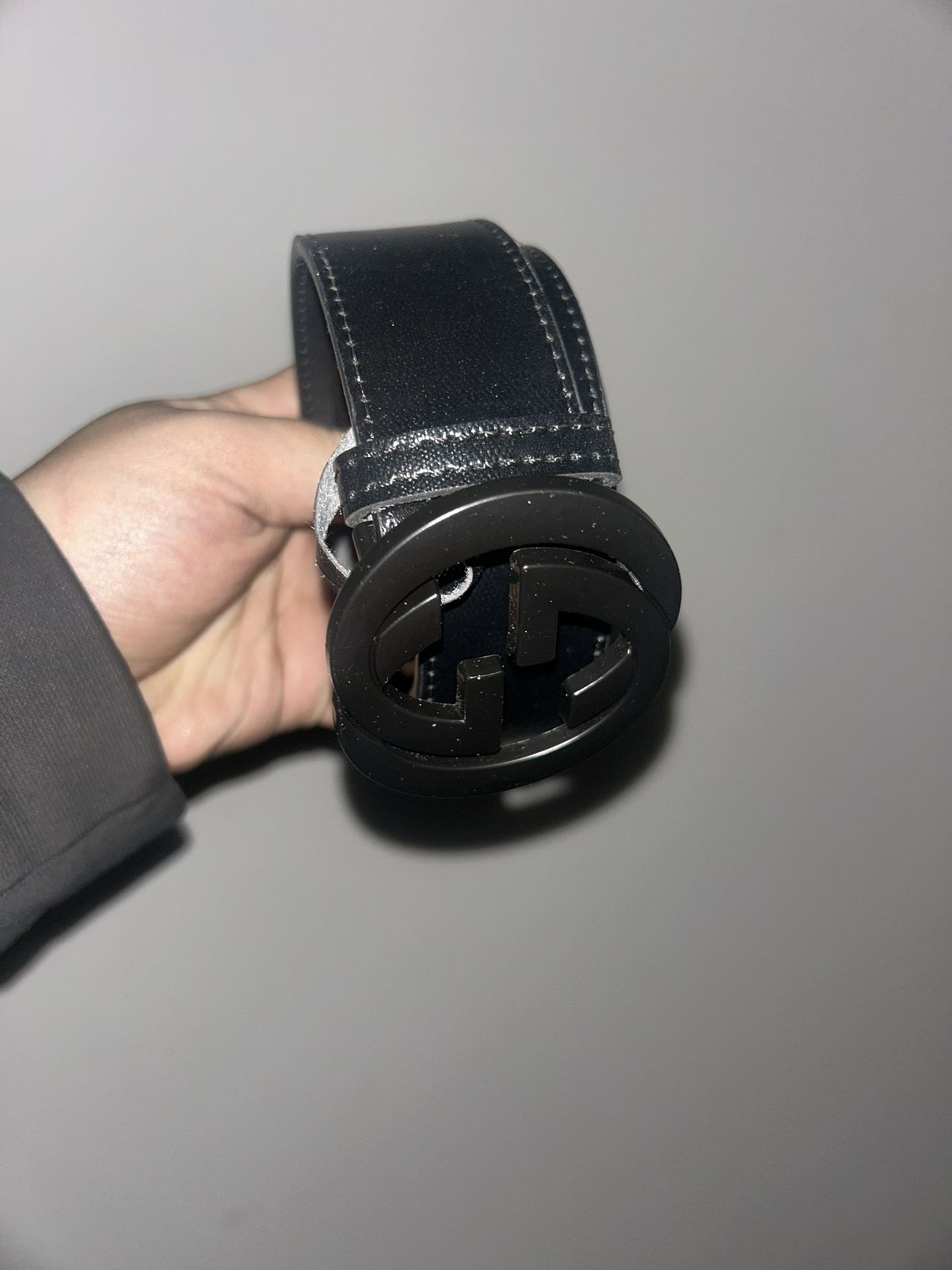 Black Gucci Belt
