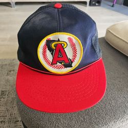California Angels Vintage Snapback Trucker Hat