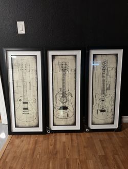Guitar Art Picture Frames 