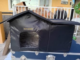 Outdoor Cat House for Feral Cats,Weatherproof & Insulated
