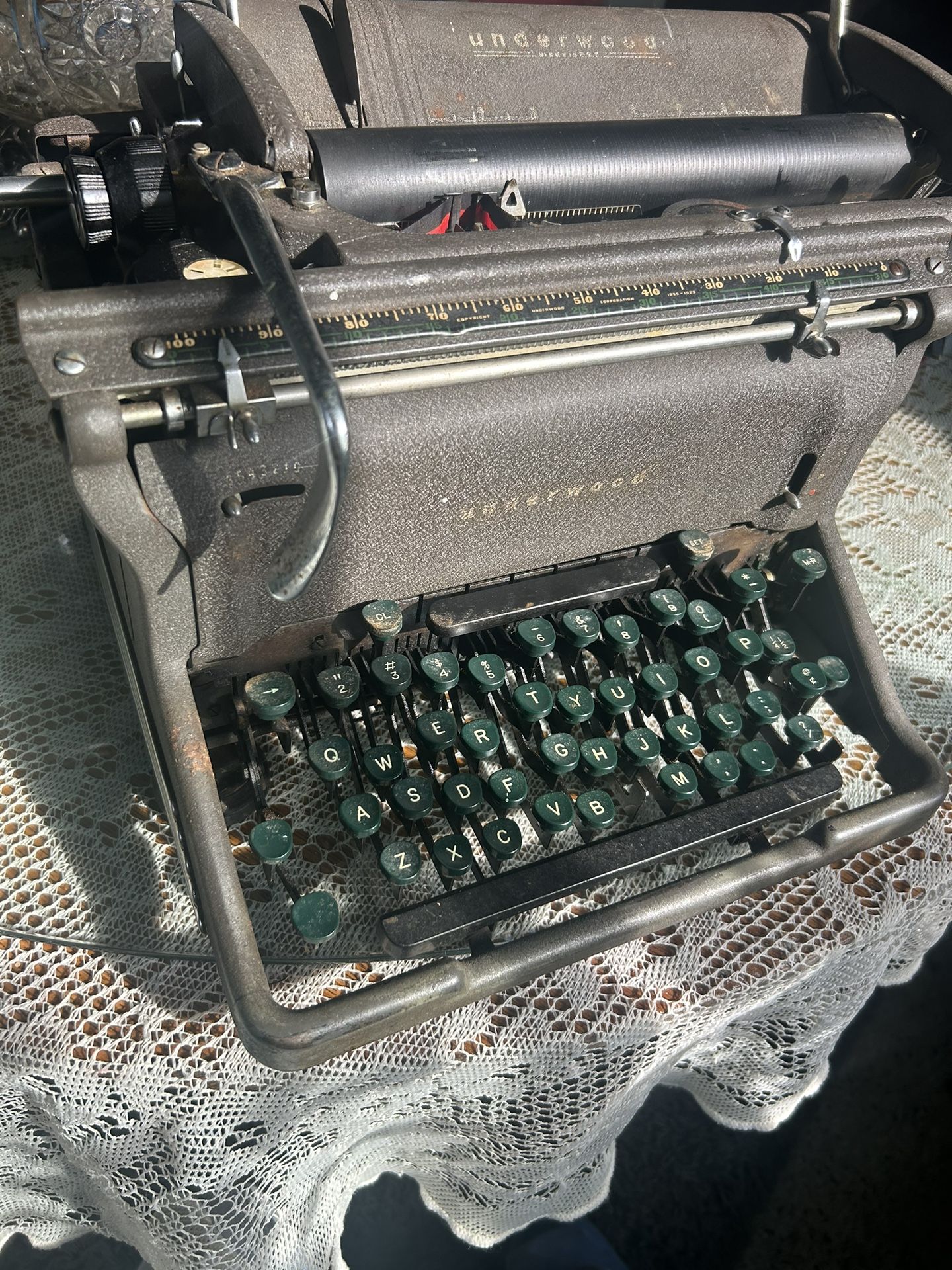 Antique Type Writer 1899-to1923 Great Repairable Condition