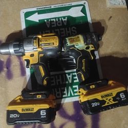 DeWalt 20v Brushless  Impact And Hammer Combo Drill Kit