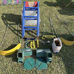 Kids Swing Set Frame -Brackets Bolts