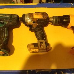 Impact Drivers Plus Dril DeWalt Makita 