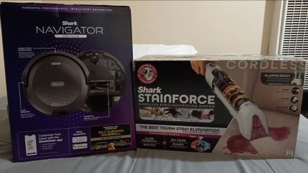 Shark Navigator Robot Vacuum & StainForce Bundle