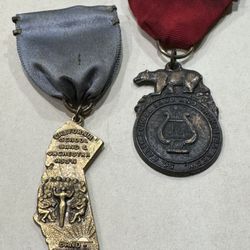 Vintage California School Band & Orchestra Festival Medals