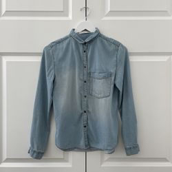 Zara Kids Denim Button Down Shirt
