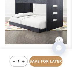 Bunk Bed With Twin Over Full Bunk Bed with Left Ladder