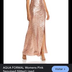 Aqua Formal Sequin Dress 