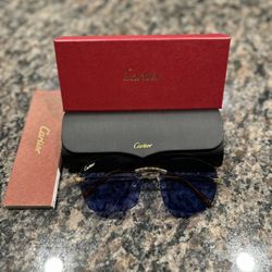 Blue Tint Cartier Glasses 