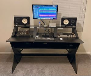 Studio Desk Workstation Black
