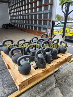 NEW Kettlebells. All sizes available. Cast Iron, Rubber with Chrome Handles, Collectibles in stock