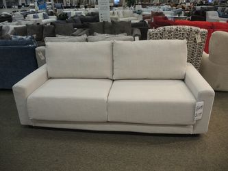 Modern Track Arm Sofa - Cream | Couch | Living Room Couch