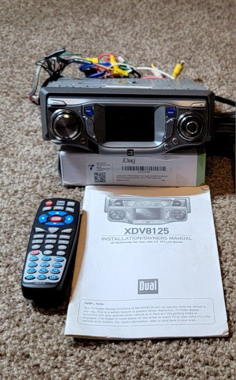 Dual XDV-8125 Radio W/built In Tv