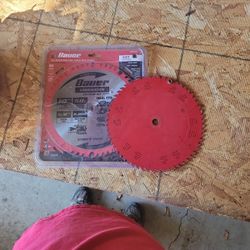 Two 10 Inch Carbide Saw blades 