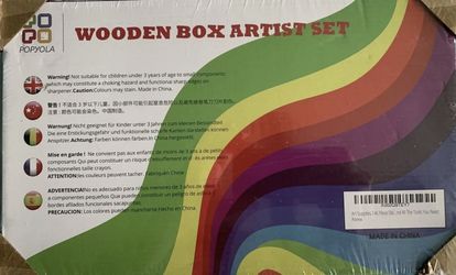 145 Piece Deluxe Art Set Wooden Art Box Drawing Kit with Crayons Oil Pastels