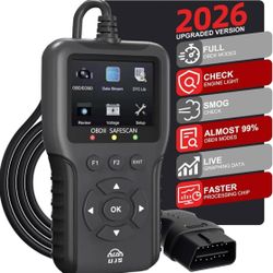 Check Engine Code Reader - 45000+ Fault Codes, Live Data, I/M Readiness, Battery Voltage Check, Read & Clear Error Codes for All OBDII Protocol Car 19