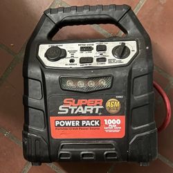 Super Start 1000 Amp Jump Starter w/ USB Port
