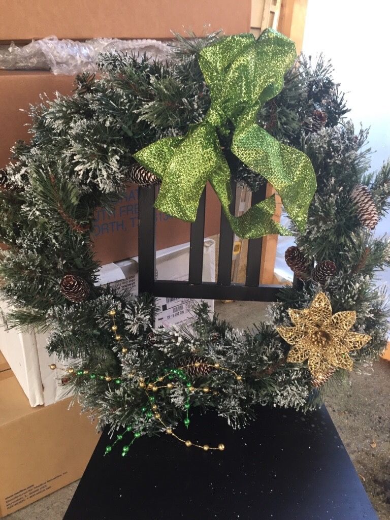 Beautiful Christmas wreath.