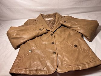 Maurices Tan Leather Jacket