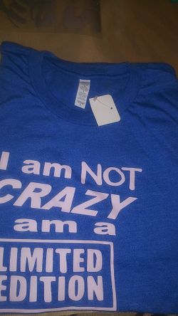 Not crazy tee size small brand new