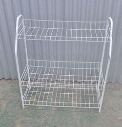 White 3-Tier Wire Storage Rack