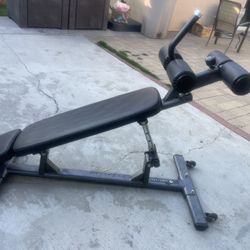 FINER FORM Incline Bench Ab Core Crunch Sit Up Workout Weight Decline Hoist Inversion Free Ankle Weights