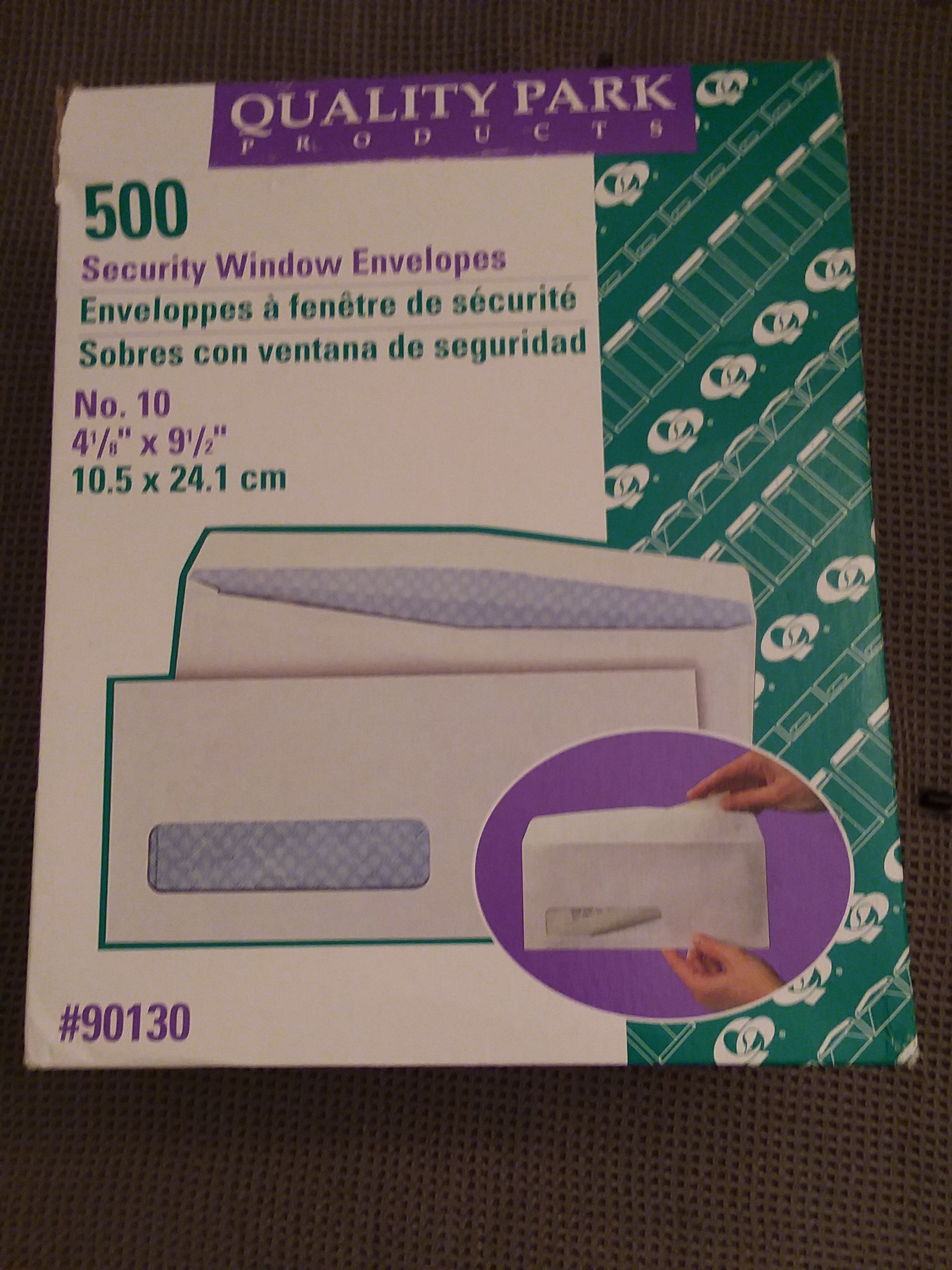 500 count envelopes