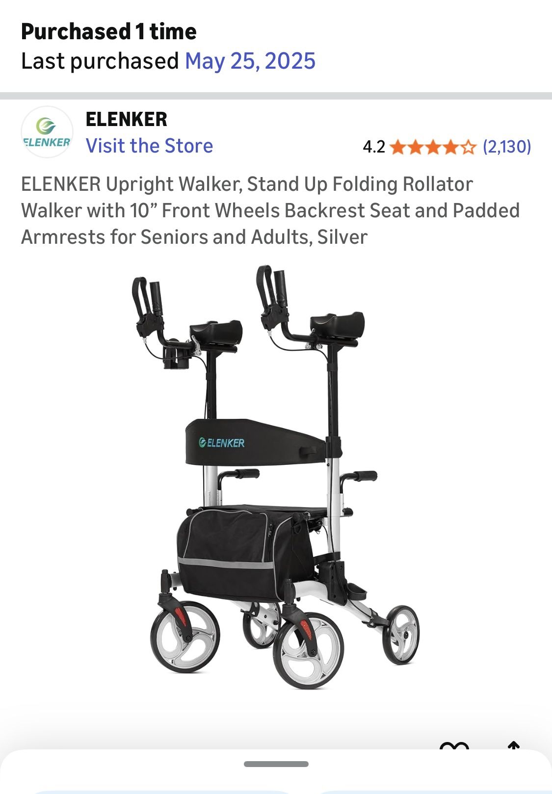 This ELENKER walker - NEW NEVER USED