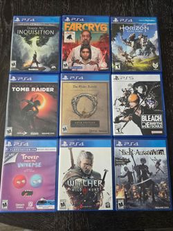 Ps4 games (individual or bundle)