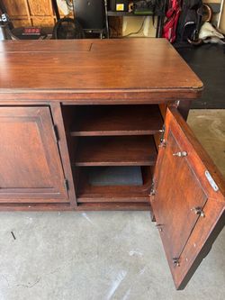 Solid Wood Media Console