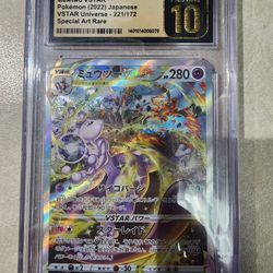 Pokemon Mewtwo Vstar #221 Cgc Pristine 10