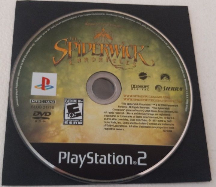 Playstation 2 - The Spiderwick Chronicles