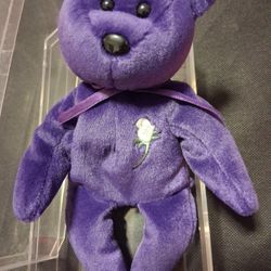 Beanie Baby/Babies Rare Princess Diana & Coin