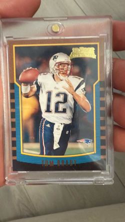 Raw 2000 Tom Brady Bowman Rookie Card