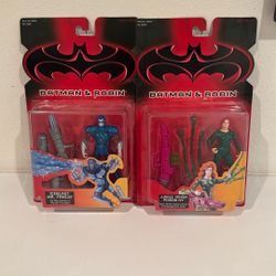 Mr Feeeze And Poison Ivy Action Figures