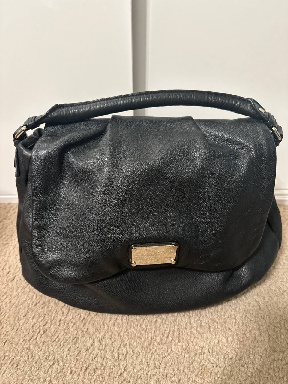Marc Jacobs Black Shoulder Bag - 100% Cow Leather