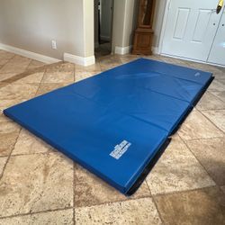 Crown Gym Mat 4’ x 8’ x 1¼”  folding gymnastics/exercise mat