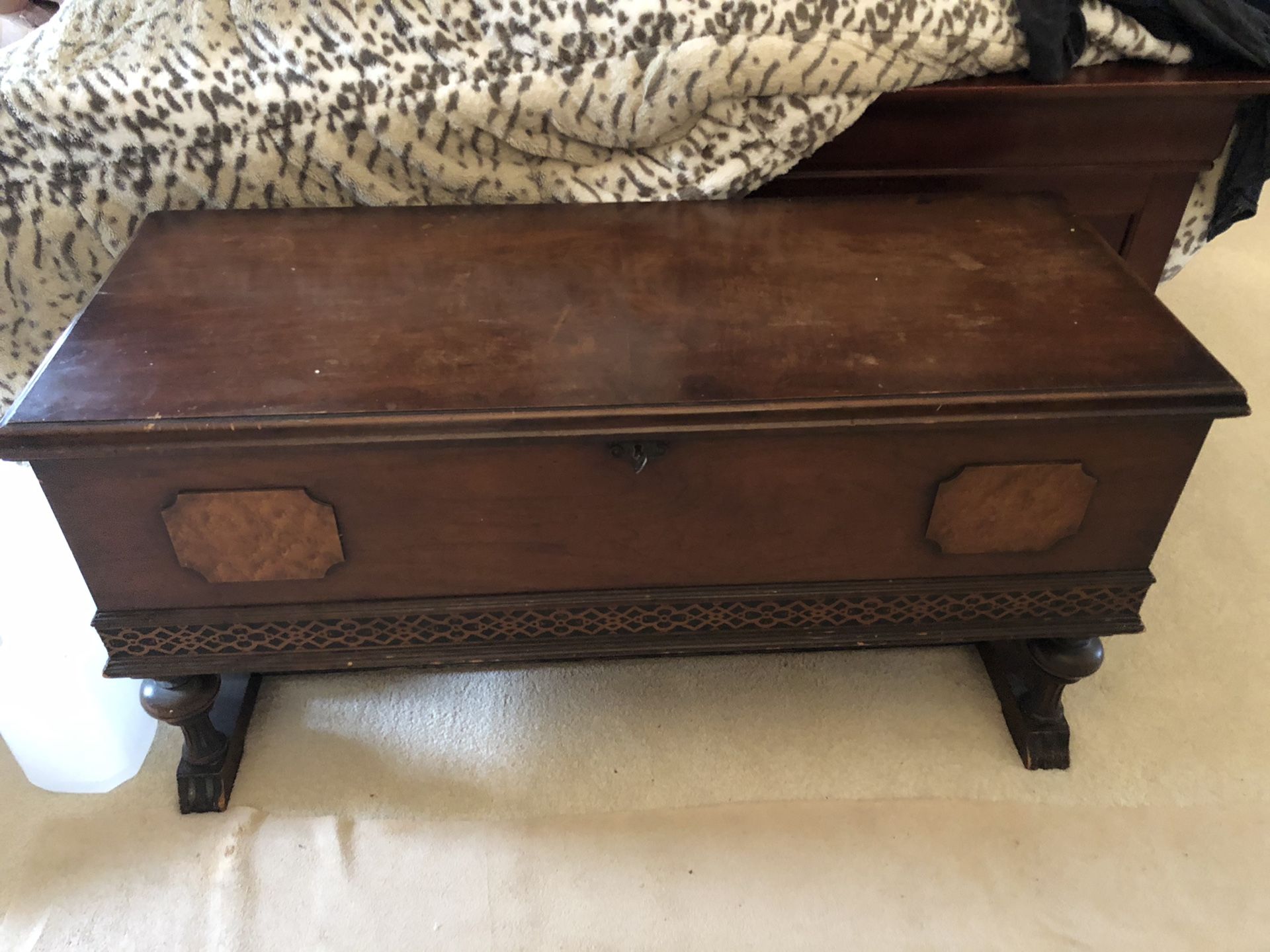 Authentic Cedar Chest- protect yourself valuables and clothing from moths