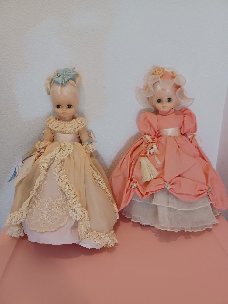 Effanbee Vintage Dolls 15" Grandes Dames 1960's 2 Dolls