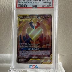 PSA 10 | Pokemon 2019 Latias & Latios GX 170/181 Alt Art Team Up | GEM MINT
