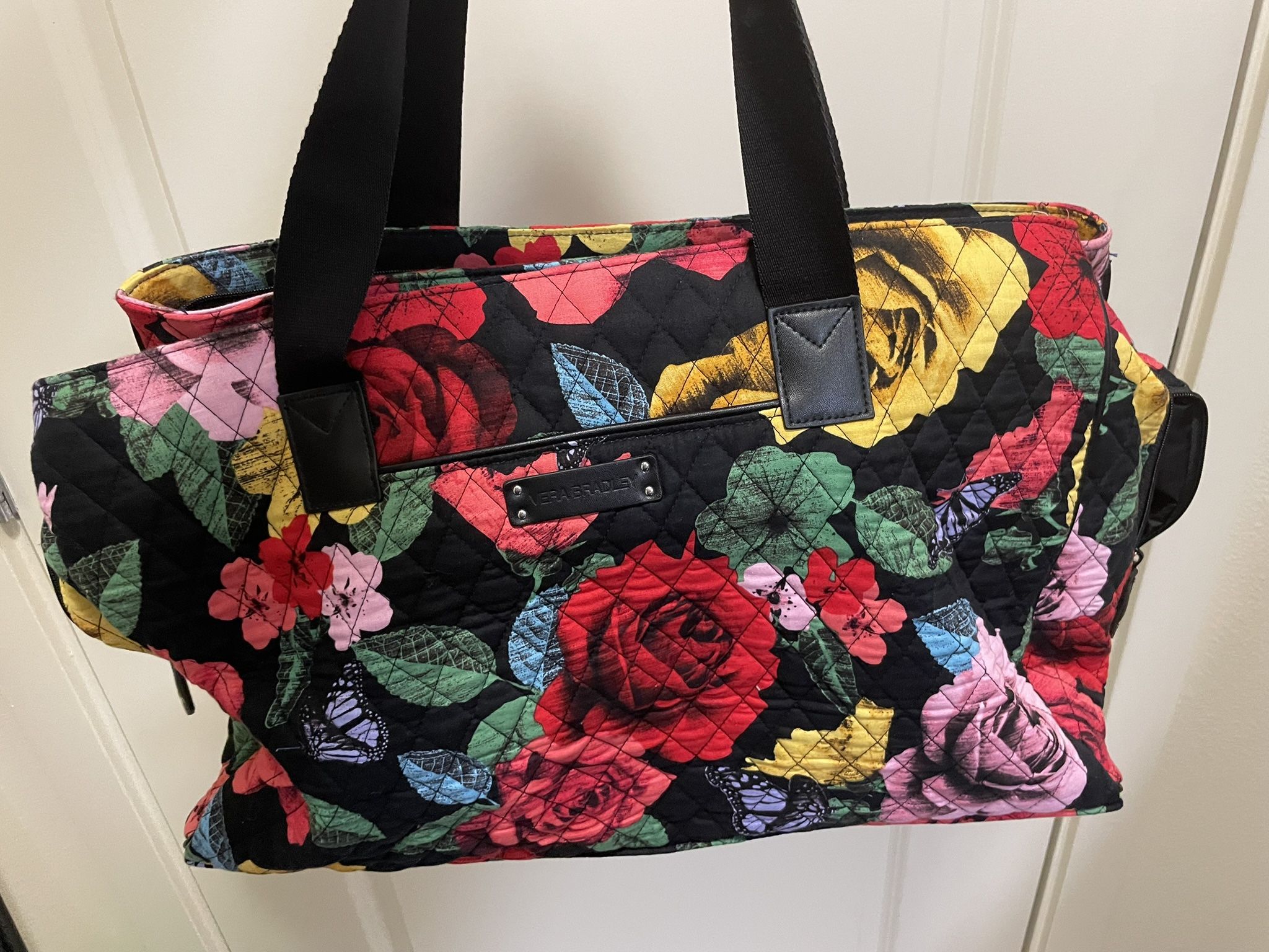 Vera Bradley Rose & Butterfly Carry-on