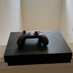 Xbox One X With Controller