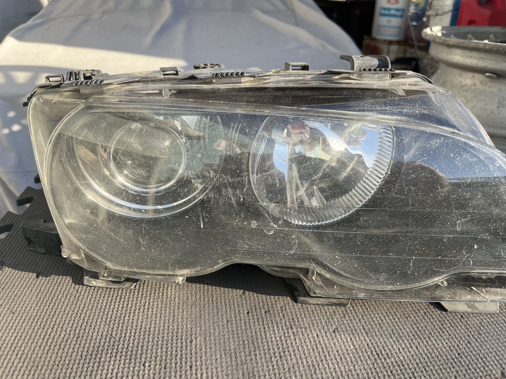 Used Bmw E9 Headlights, good condition, minor scuffing matched set