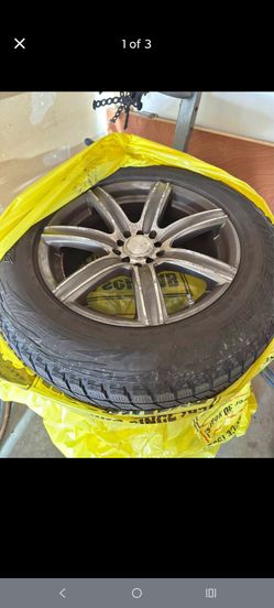 Set of 4, 5 lug universal 17in rims